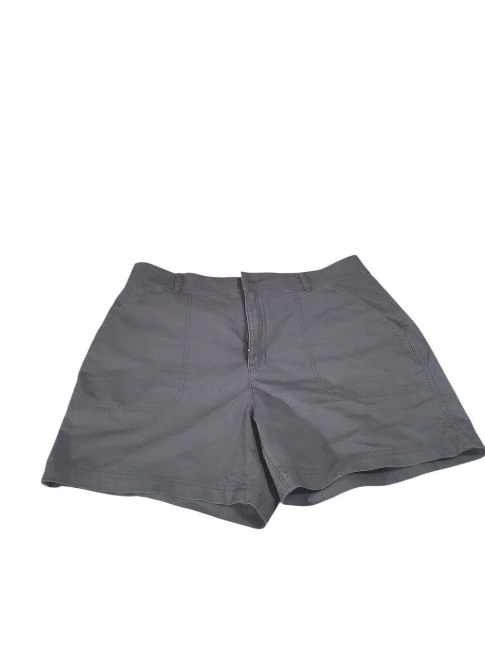 Eddie Bauer Women’s Ripstop Shorts Size 12 Gray 5” Inseam NWT